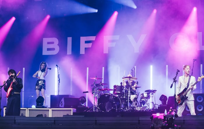 Biffy Clyro at Glastonbury 2025.