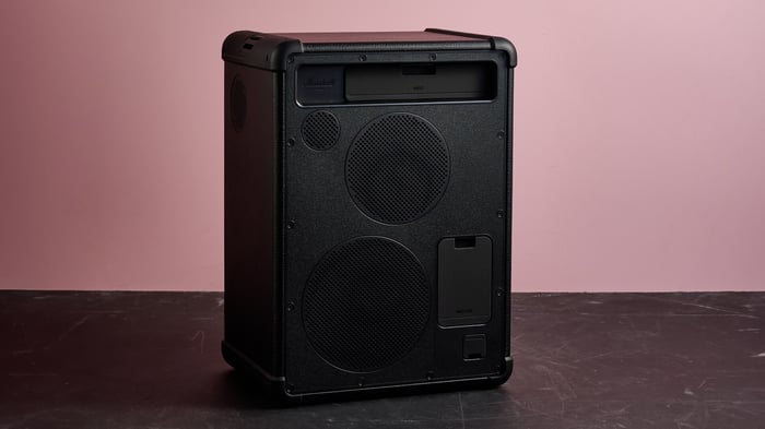 Marshall Bromley 450 Bluetooth speaker illuminated for party use