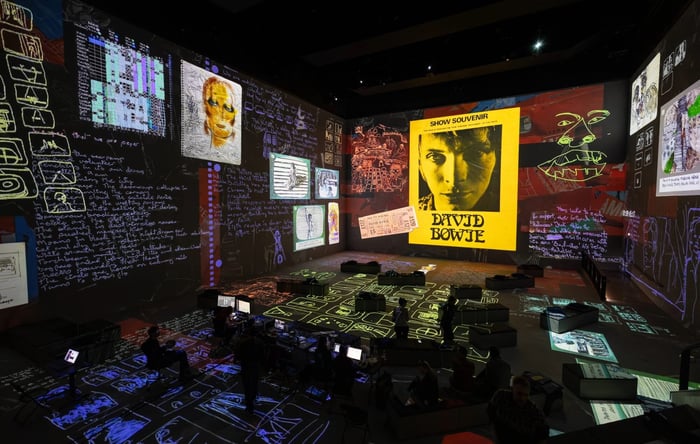 Step into Bowie’s recreated tour set and archival displays