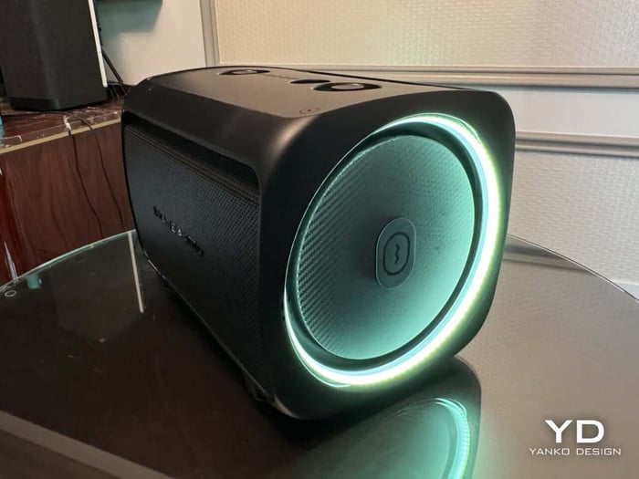 The Party Pro’s design blends compactness with powerhouse potential.