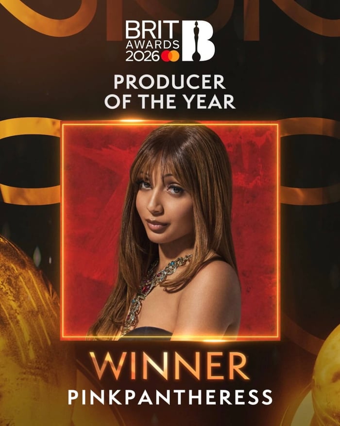 PinkPantheress BRITs Poster