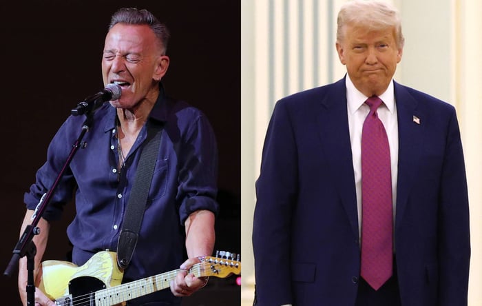 Bruce Springsteen and Donald Trump