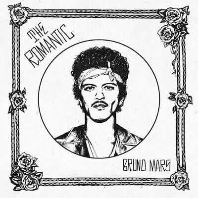 Bruno Mars 'The Romantic' artwork