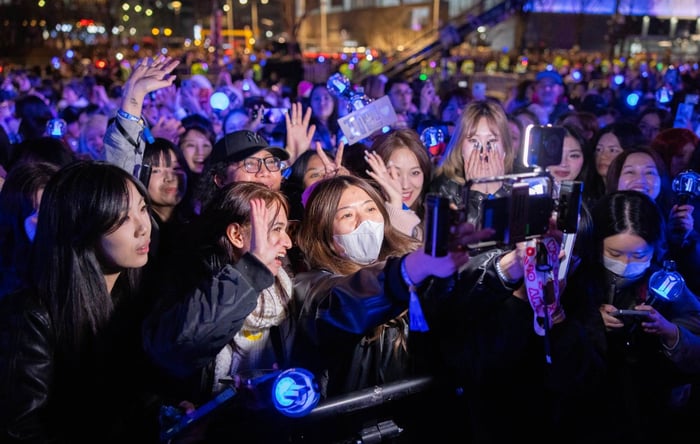 BTS delivering a powerful performance steeped in Korean symbolism.