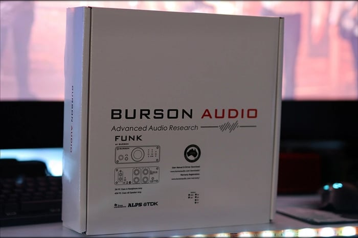 Burson Funk packaging and contents