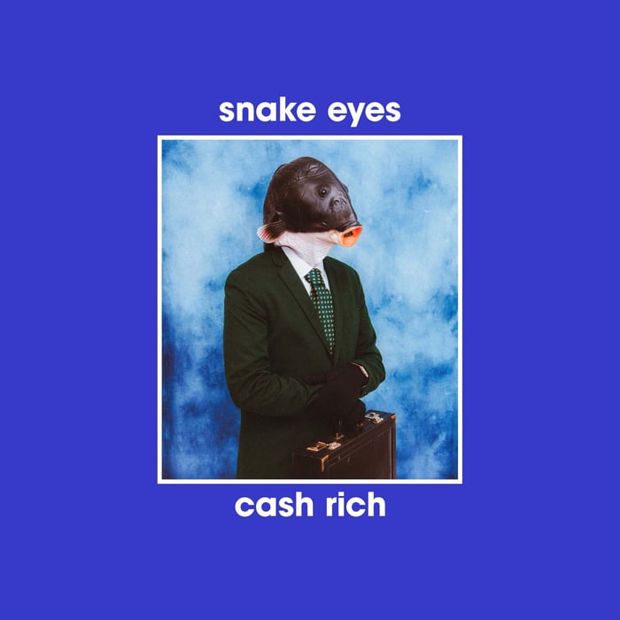 Album cover for Snake Eyes - cash rich