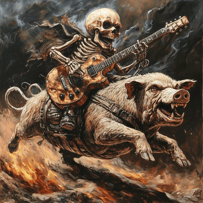 Hog Ryder Album Cover Photo Courtesy of Hog Ryder