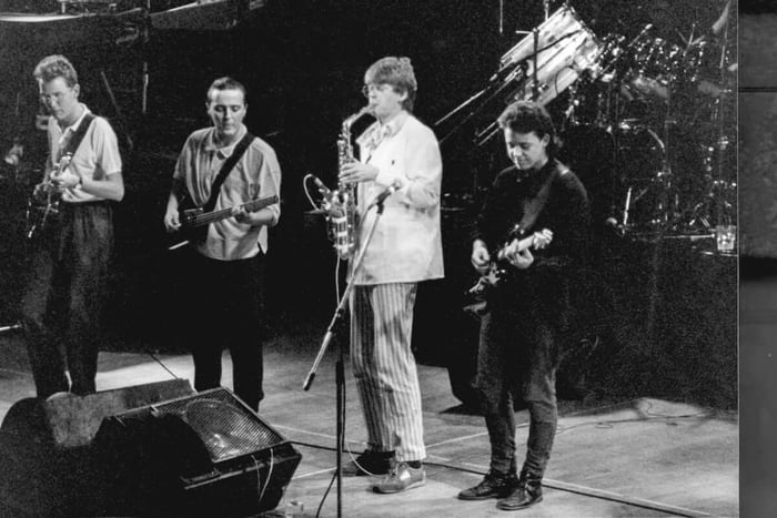 Tears for Fears performing in the 1980s. Courtesy of the author