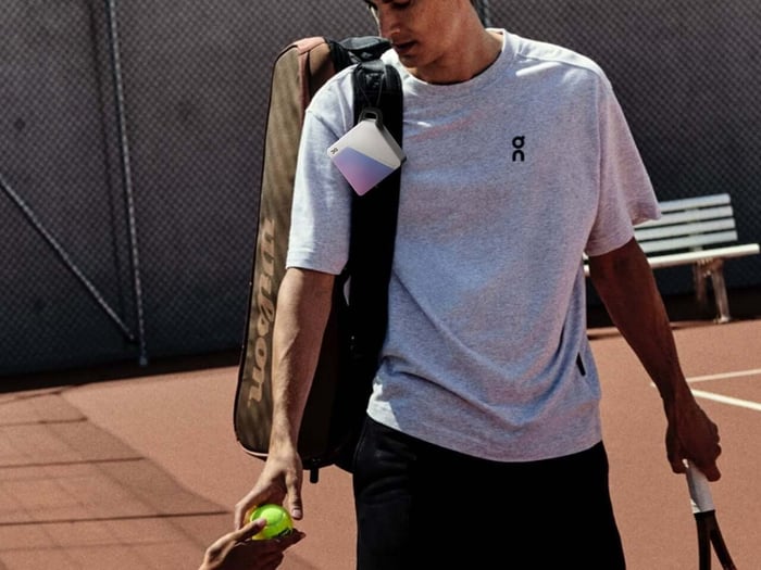 Cloudbeat portable speaker on a surface