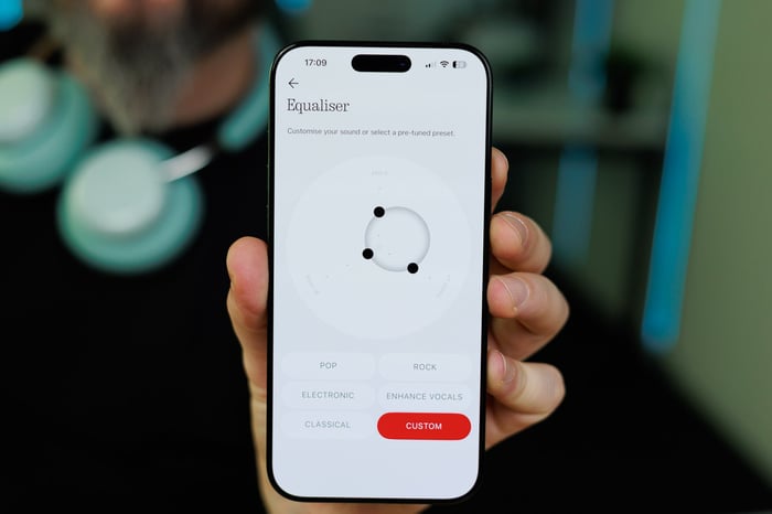 CMF Headphone Pro — app EQ control interface
