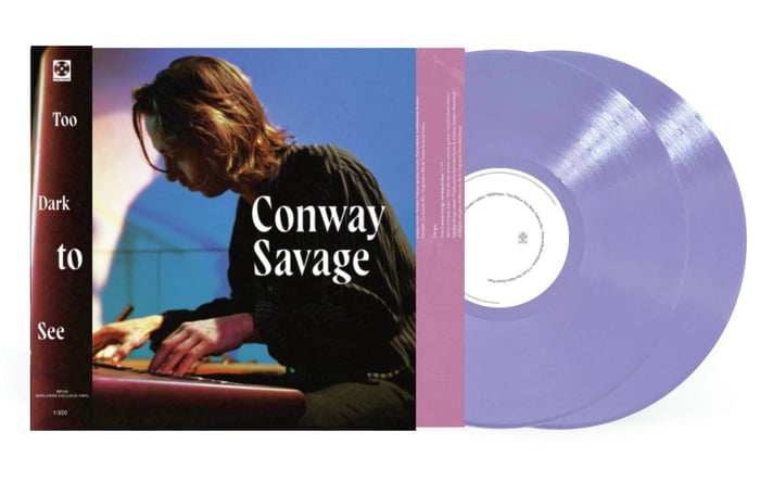 Vinyl cover for Conway Savage’s anthology