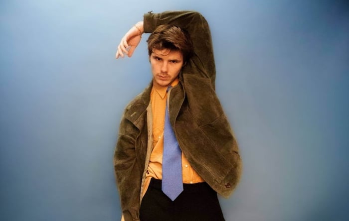 Cruz Beckham in a promotional photo, radiating indie charm