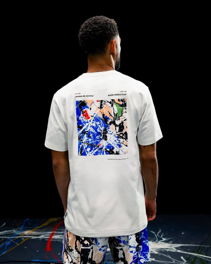 Matheus Cunha of Manchester United in The Stone Roses Adidas collection photoshoot