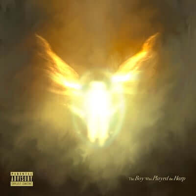 Album cover art for Dave’s third full-length, The Boy Who Played The Harp