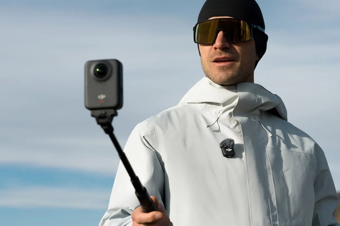 Perfectly paired with DJI Osmo 360 for immersive audio capture