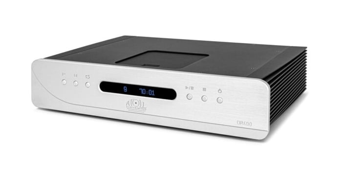 DR400 EVO CD transport with sleek aluminum design