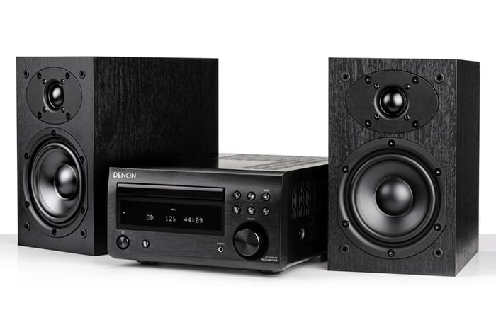 Denon D-M41DAB delivering wide soundstage