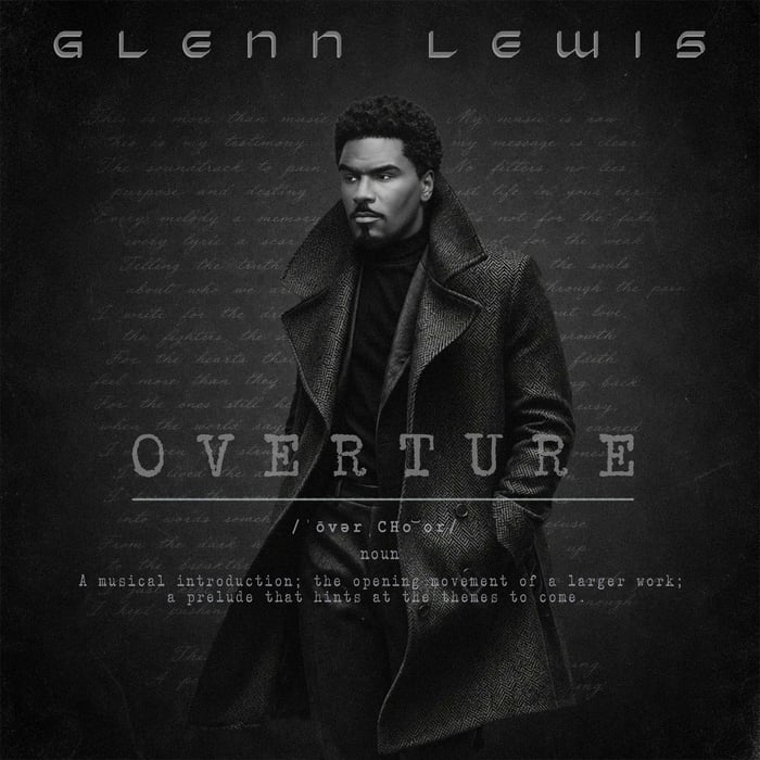Overture album cover by Glenn Lewis