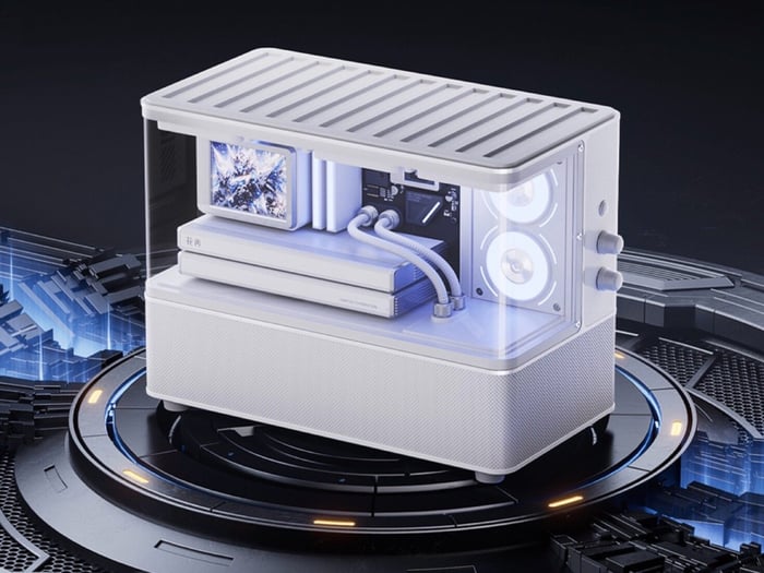 RGB fans and lighting inside the transparent panels
