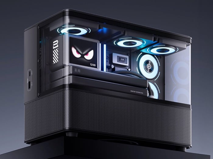 Edifier Huazai New Cyber speaker’s cyberpunk design with RGB lighting