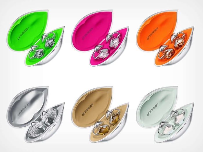 Comfortable and stylish earbuds worn with ease