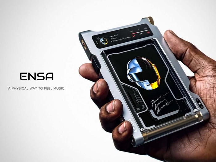 ENSA T1 with all its cartridges displayed like art