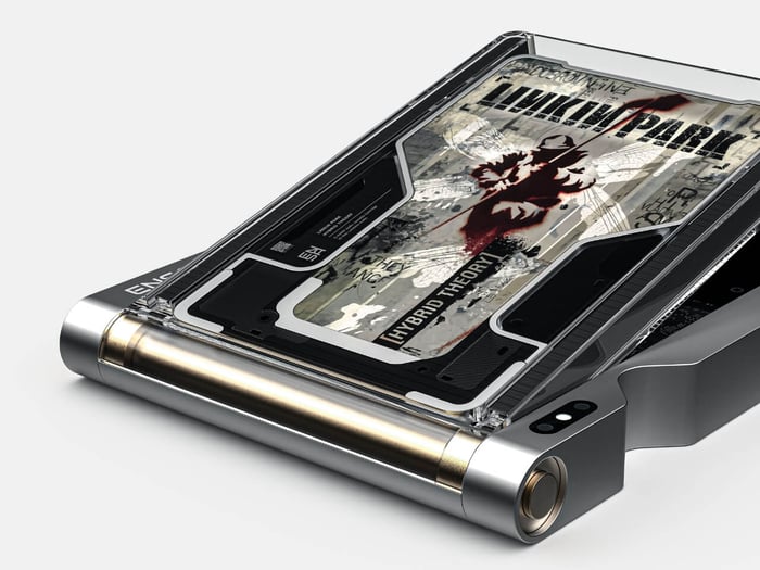 ENSA T1 device and cartridges arranged neatly