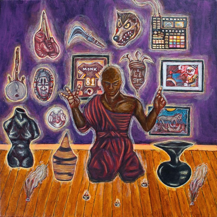 Album cover for Patty Honcho & Wiz Kelly’s Art Monk