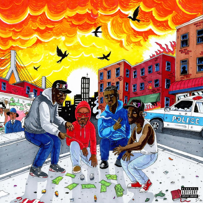 Album cover for SHOOT DICE NOT PEOPLE by 4FIVE6 NICE & DeevoDaGenius