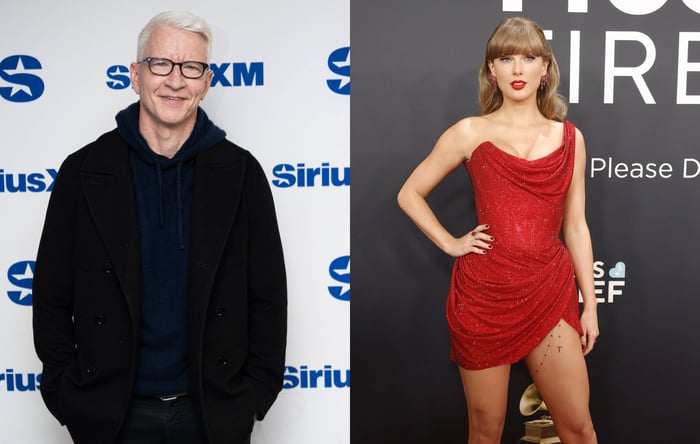 Anderson Cooper’s Hilarious Dramatic Reading of Taylor Swift’s ‘Wood’ on New Year’s Eve