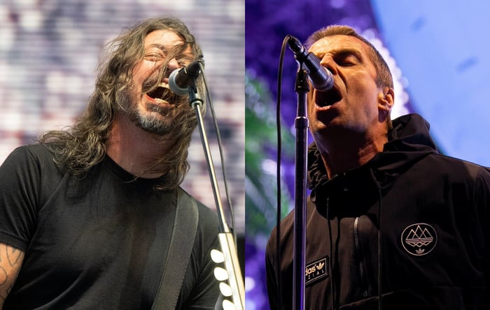 Dave Grohl Spotted Buying Bootleg Oasis Merch Outside LA Concert
