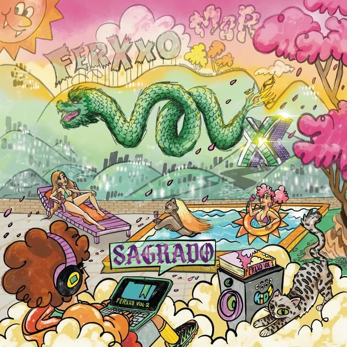Feid Ferxxo Vol X: Sagrado Album Art