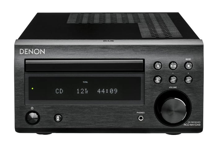 Denon D-M41DAB system front view