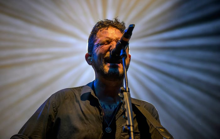 Frank Turner performing live
