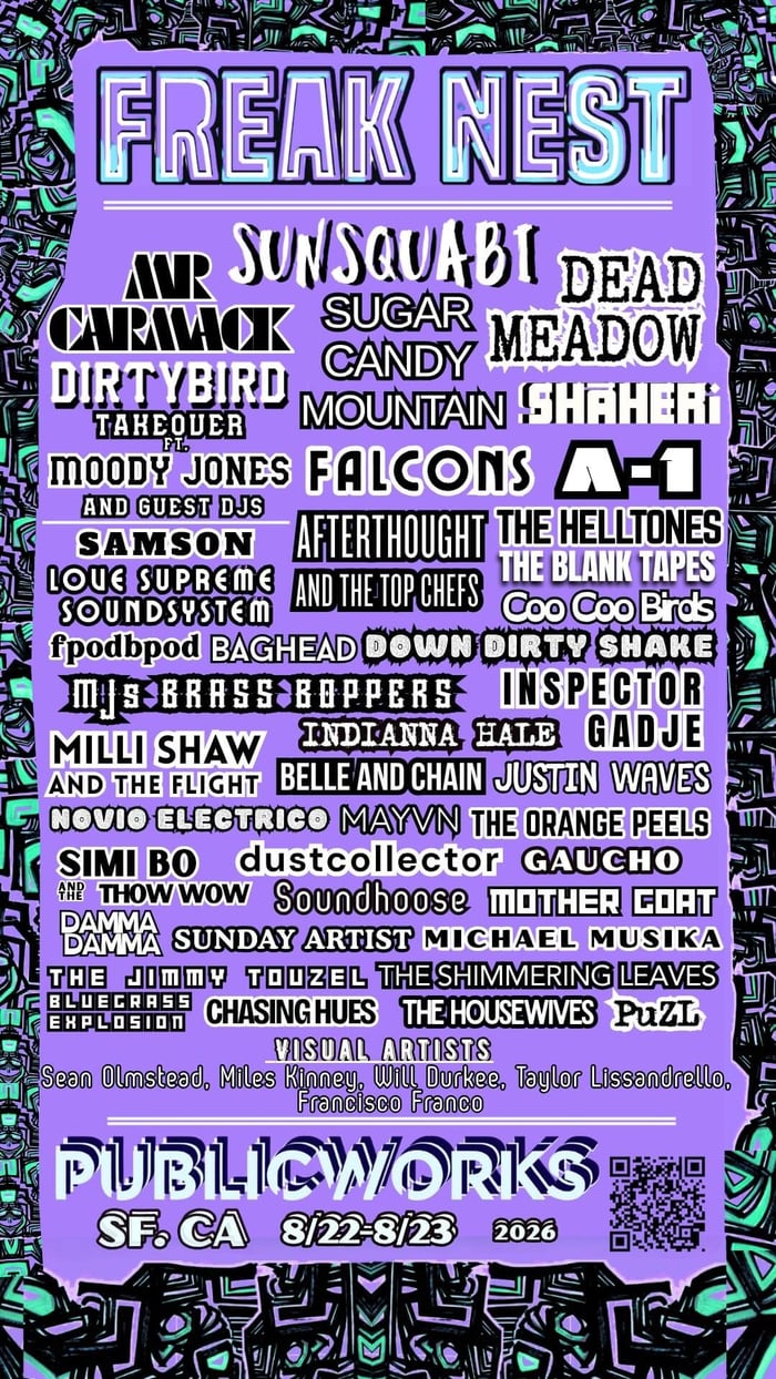FREAK NEST Festival 2026 promotional poster