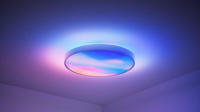 Govee Ceiling Light Ultra smart ceiling lamp emitting ambient colors