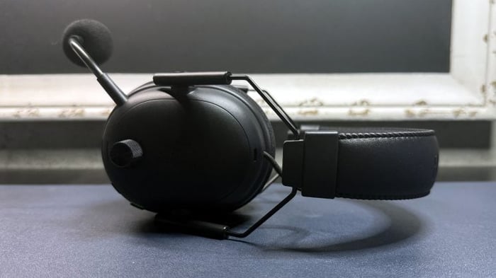 Razer BlackShark V3 Pro headset with sleek black design