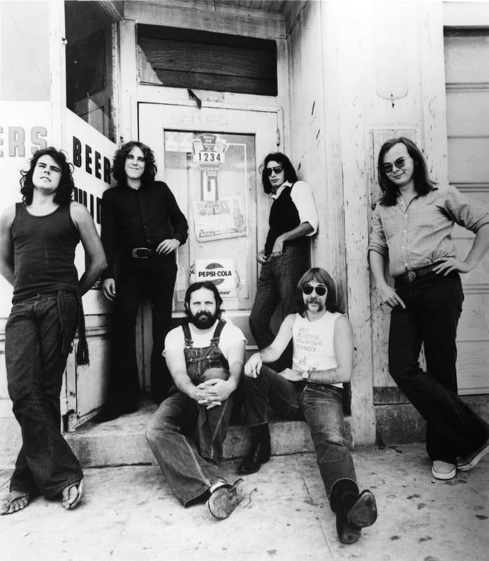 Steely Dan band members in 1972.