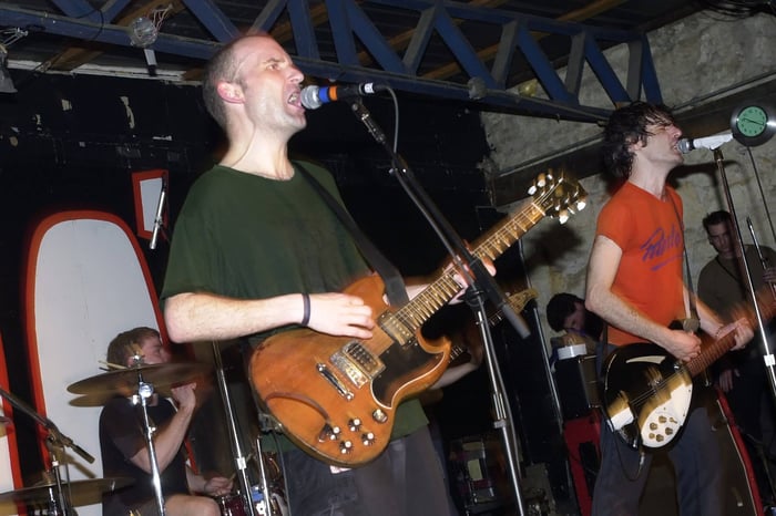 Fugazi performing in Austin, Texas, March 2022 (photo: John Anderson / The Austin Chronicle / Getty Images).