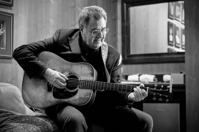 Vince Gill at The Grand Ole Opry on November 28, 2025, in Nashville, Tennessee. (Credit: Jason Kempin/Getty Images)