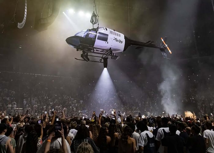 A$AP Rocky is in the house. A glimpse of the Don’t Be Dumb World Tour at Little Caesars Arena in Detroit, Michigan, July 2026.