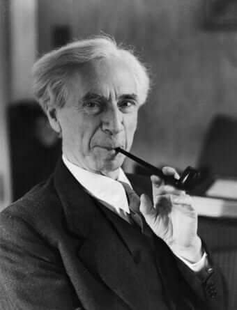 Subversive English mathematician and philosopher Bertrand Russell (1872-1970).