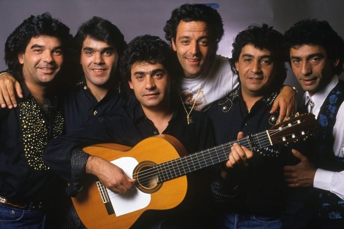 The Gipsy Kings captured in France, 1989.
