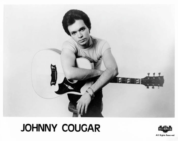 Early in this crazy dream. John “Johnny Cougar” Mellencamp in 1976