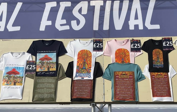 Glastonbury 2025 merchandise