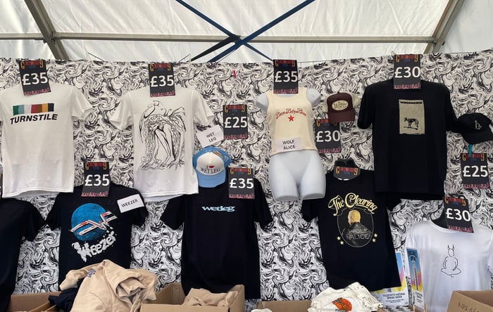 Glastonbury 2025 merchandise