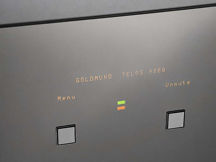 Close-up of Telos 9800 amplifier power section