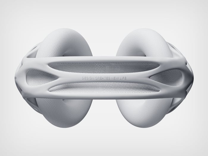 Metallic outer shell and diamond woven mesh earcups giving a premium finish