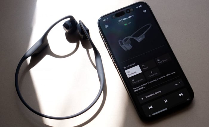 Shokz OpenRun Pro 2 app interface