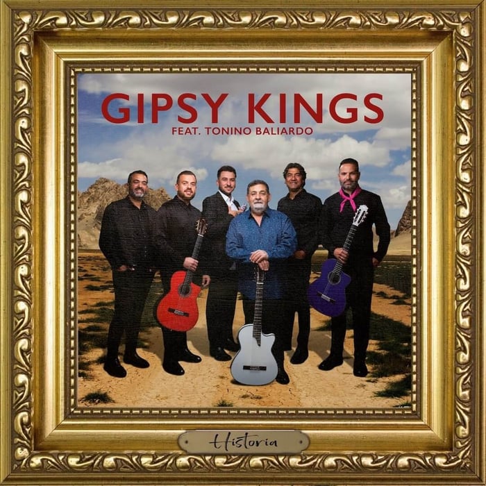 The cover of Gipsy Kings’ latest album, Historia.